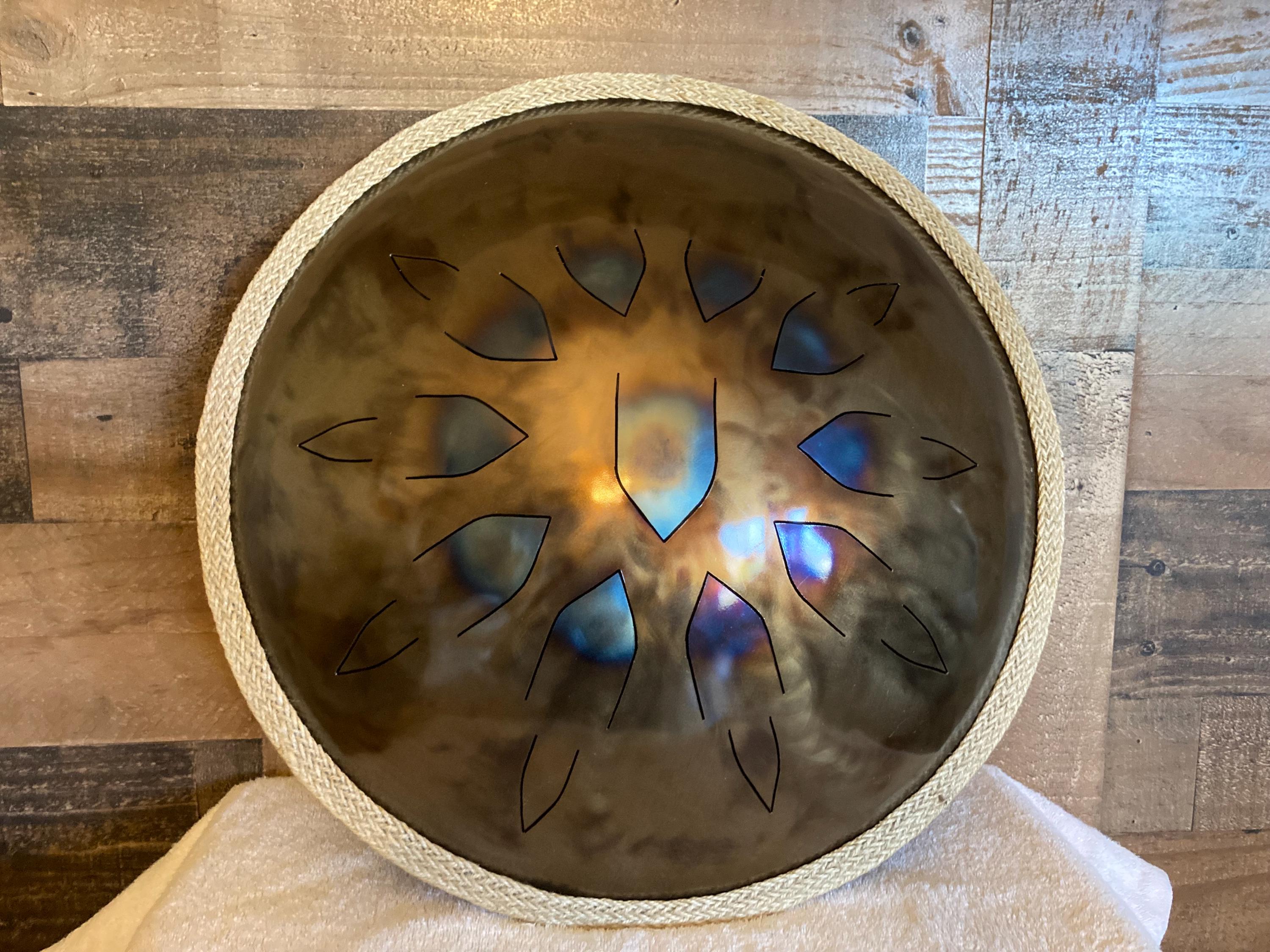 Handcrafted 16.5 inch tongue drum